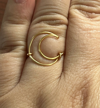 Handmade Moon Ring