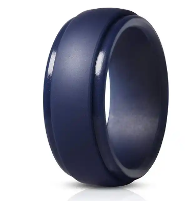 Navy Blue Silicone Ring
