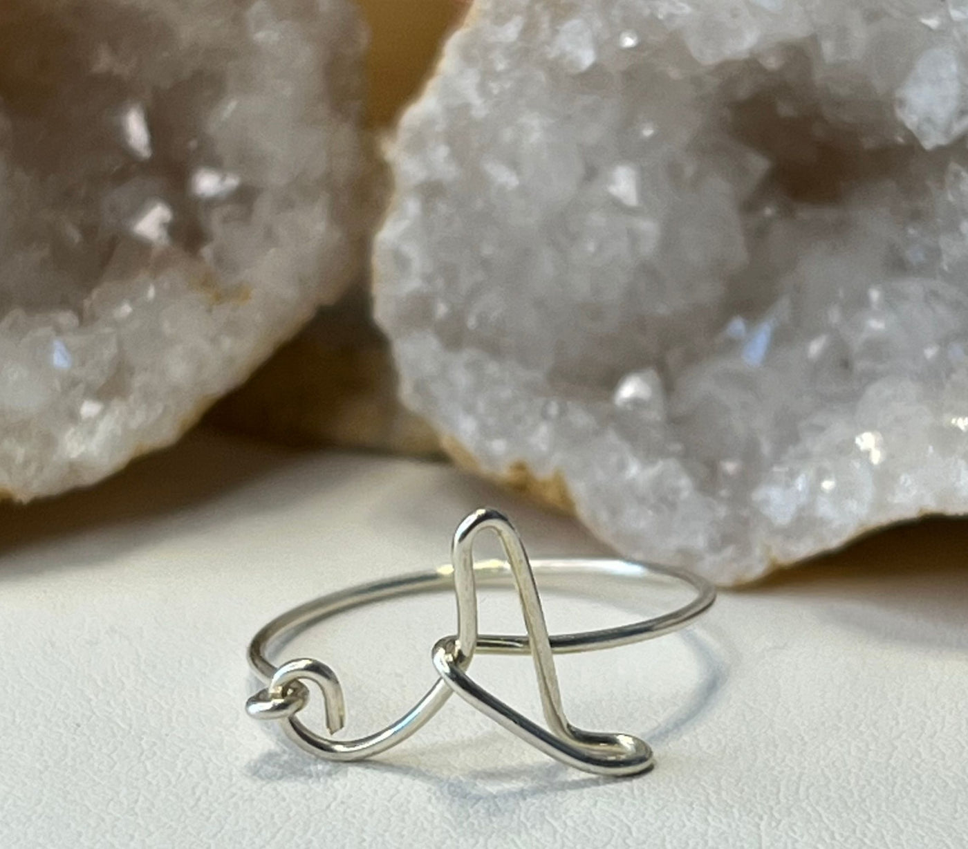 Letter A Ring