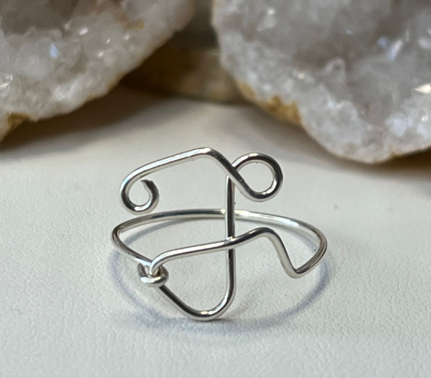 Letter F Ring