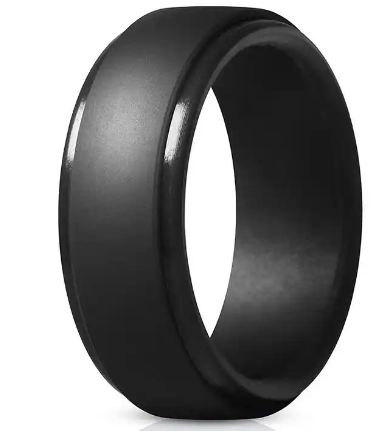 Black Silicone Ring