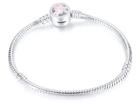 Flowers Snake Chain Bracelet