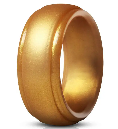 Gold Silicone Ring