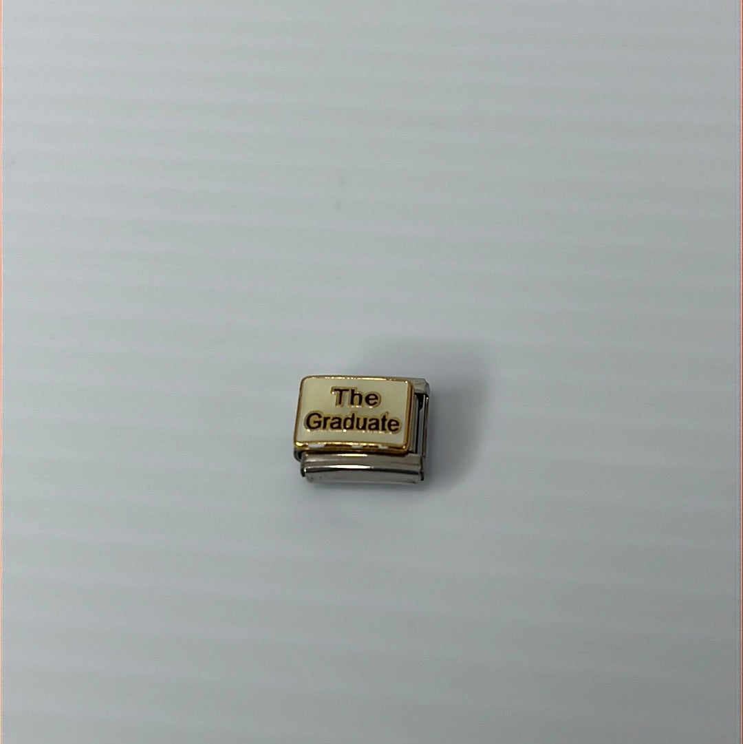 Graduate Italian Link Charm