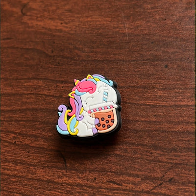 Unicorn with Boba Tea Charm