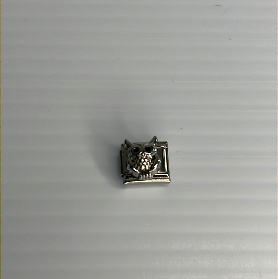 Owl Italian Link Charm