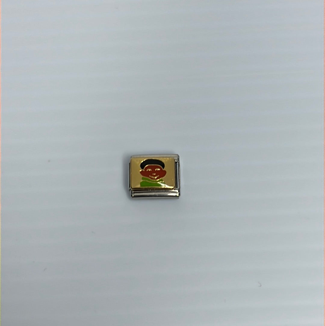 Boy Italian Link Charm