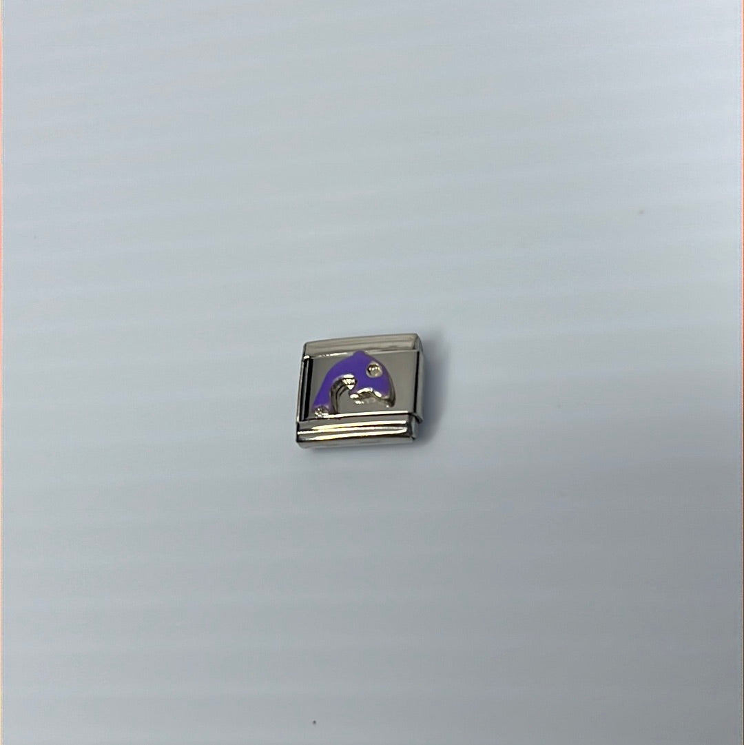 Dolphin Italian Link Charm