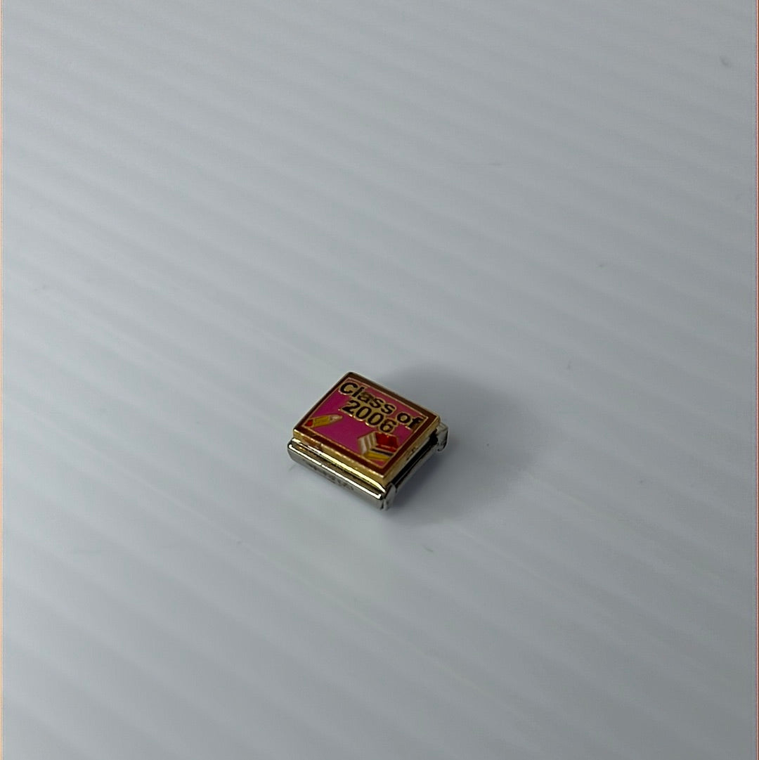 Class of 2006 Italian Link Charm