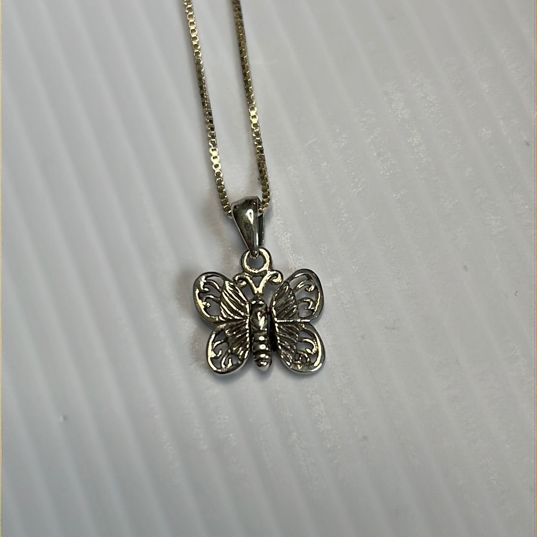 Butterfly Pendant Necklace