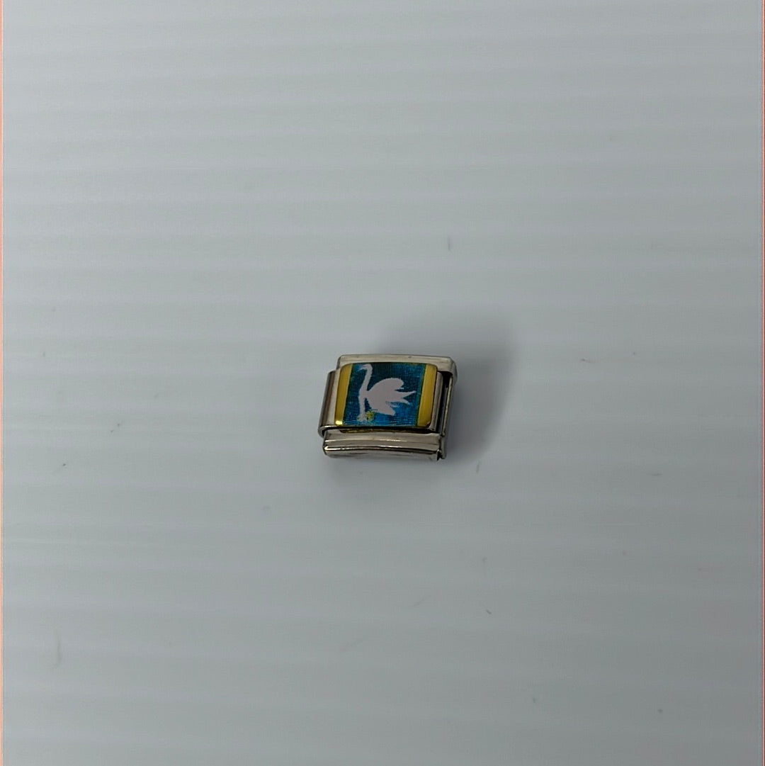 Swan Italian Link Charm