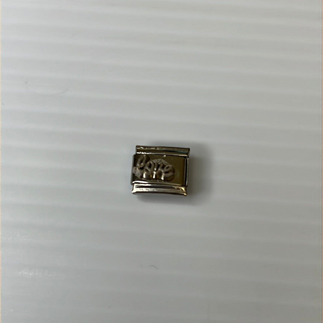 Love Italian Link Charm