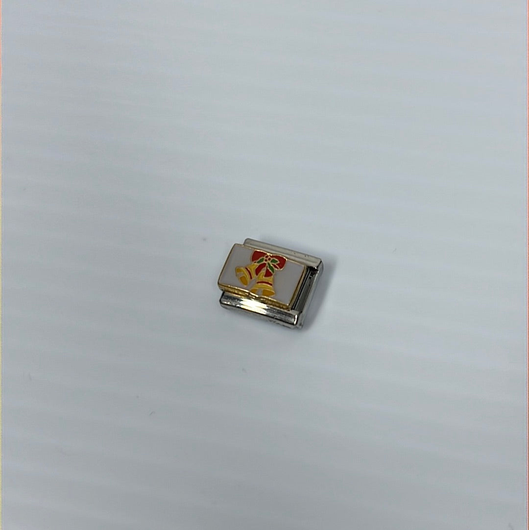 Christmas Bells Italian Link Charm
