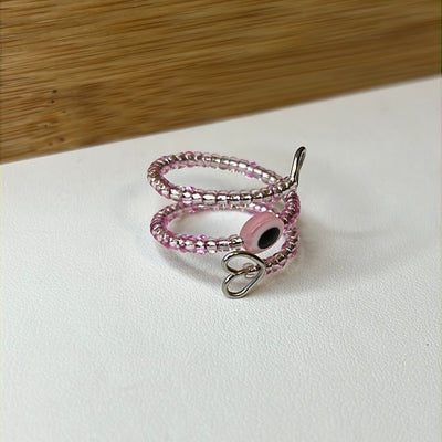 Adjustable Evil Eye Beads Rings