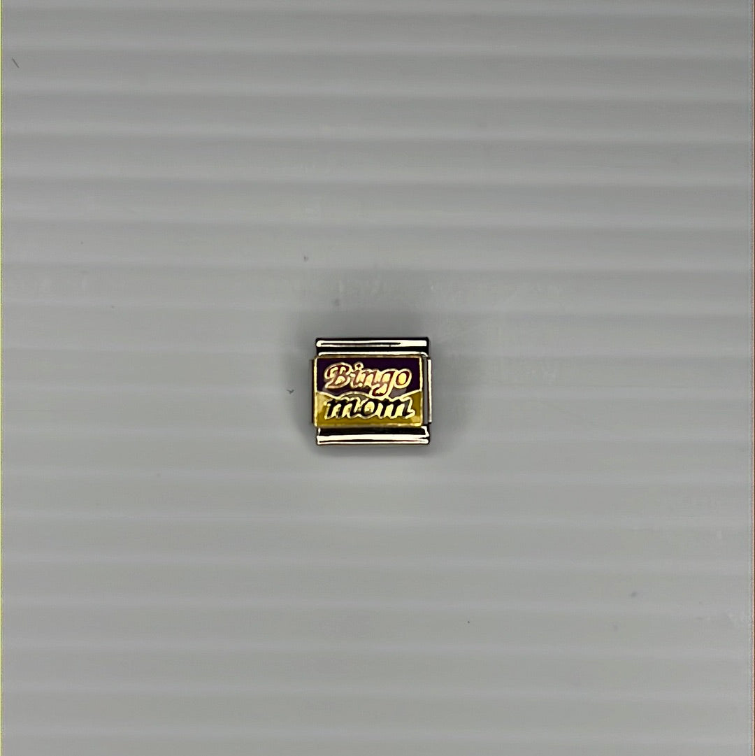 Bingo Mom Italian Link Charm