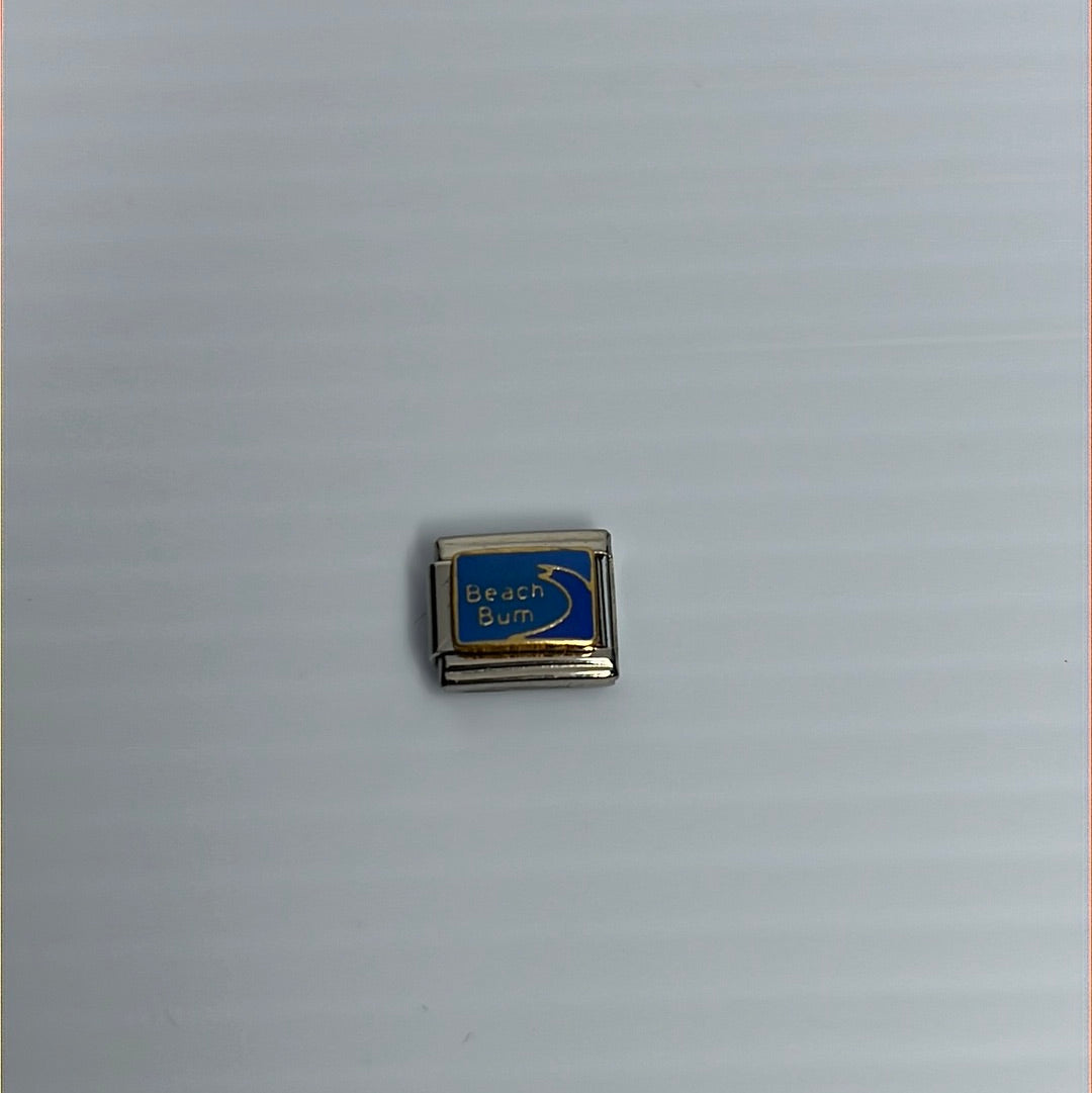 Beach Bum Italian Link Charm