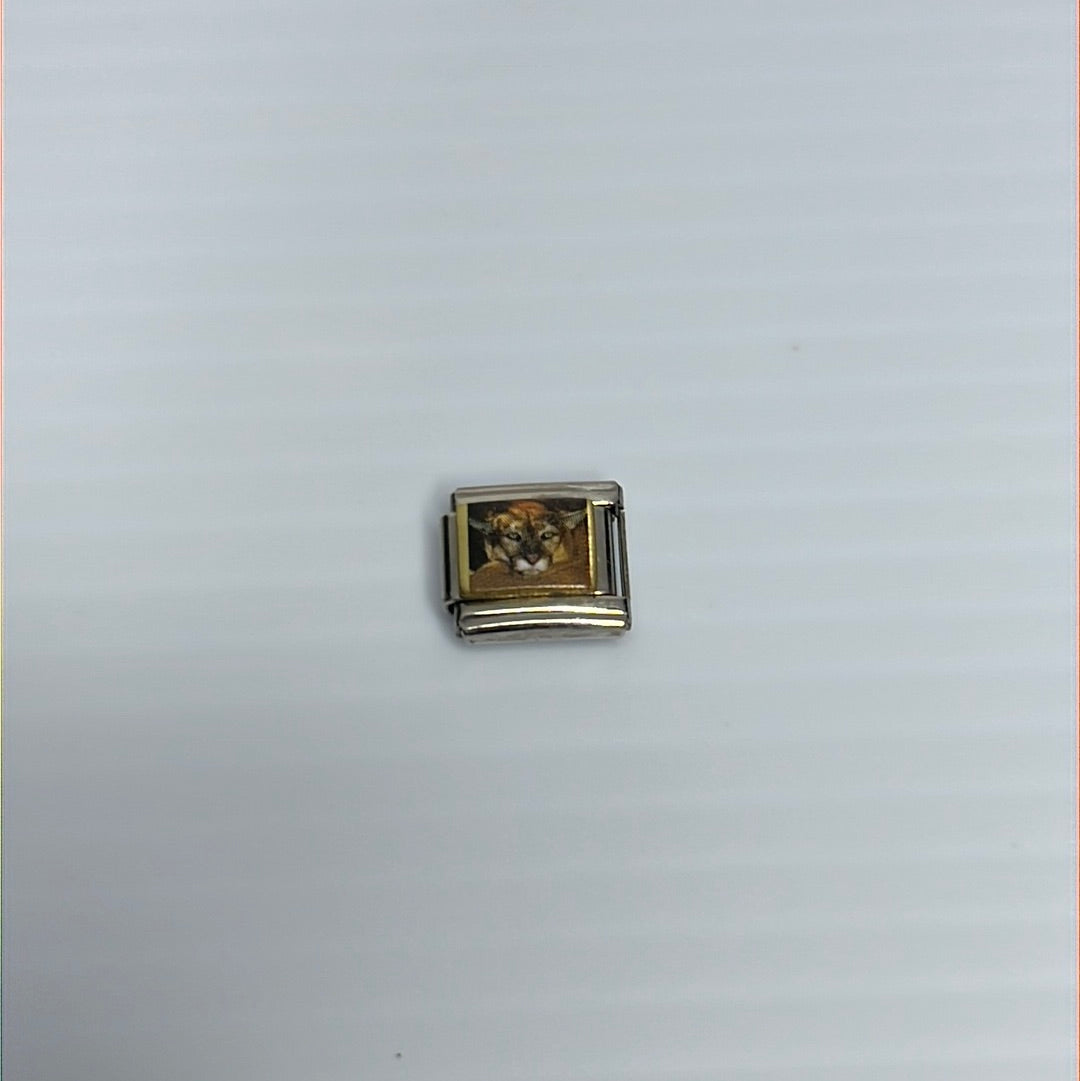 Panther Italian Link Charm