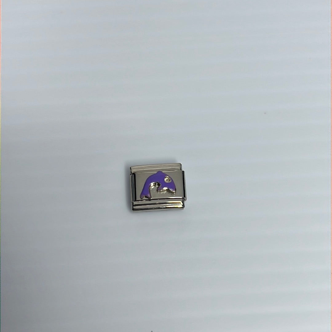 Dolphin Italian Link Charm