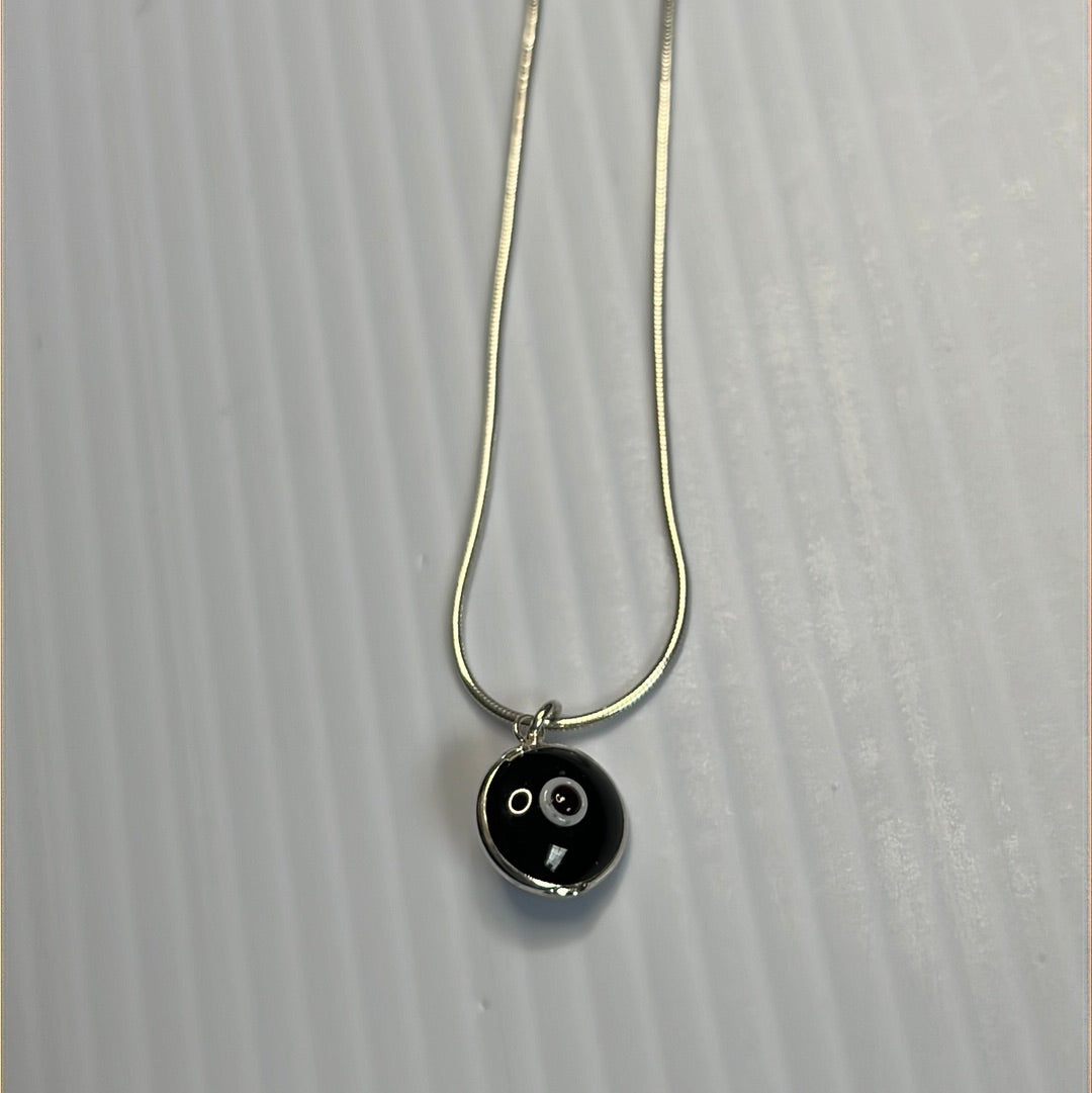 Black Evil Eye Pendant Necklace