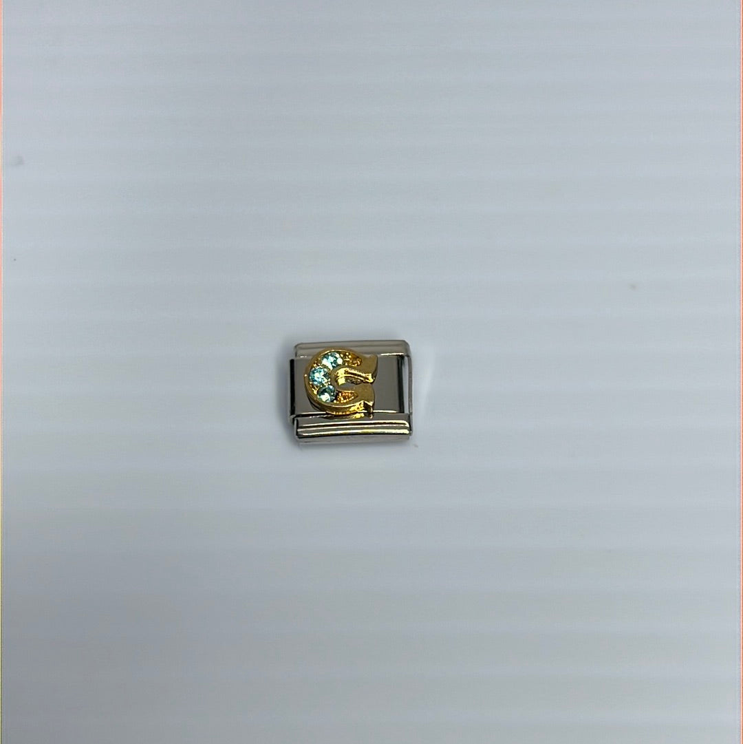 Horseshoe Italian Link Charm