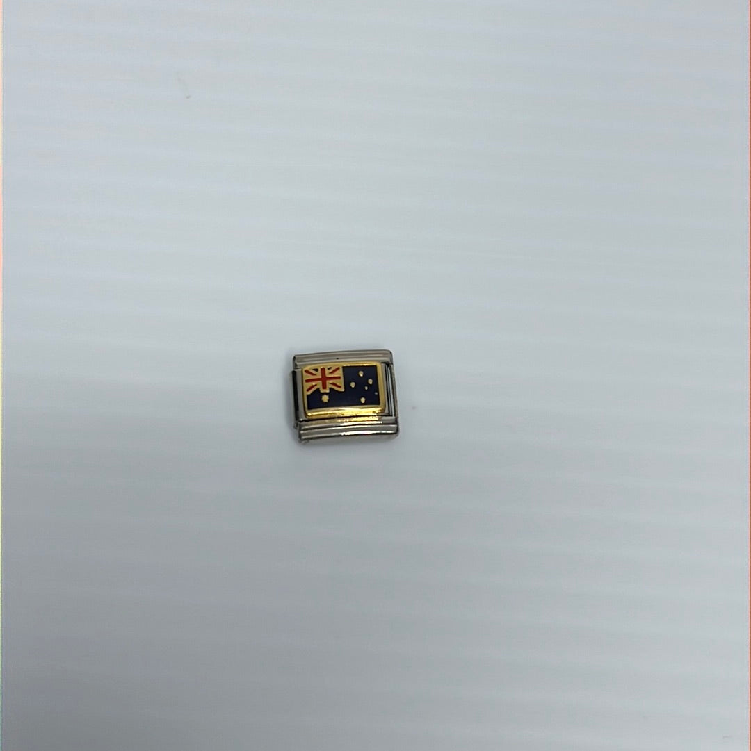 New Zealand Italian Link Charm