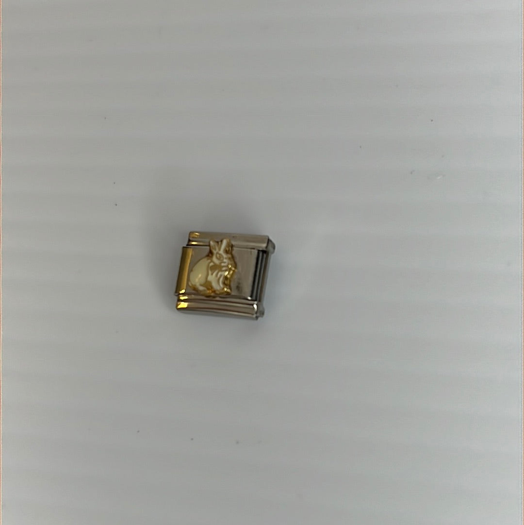 Bunny Italian Link Charm