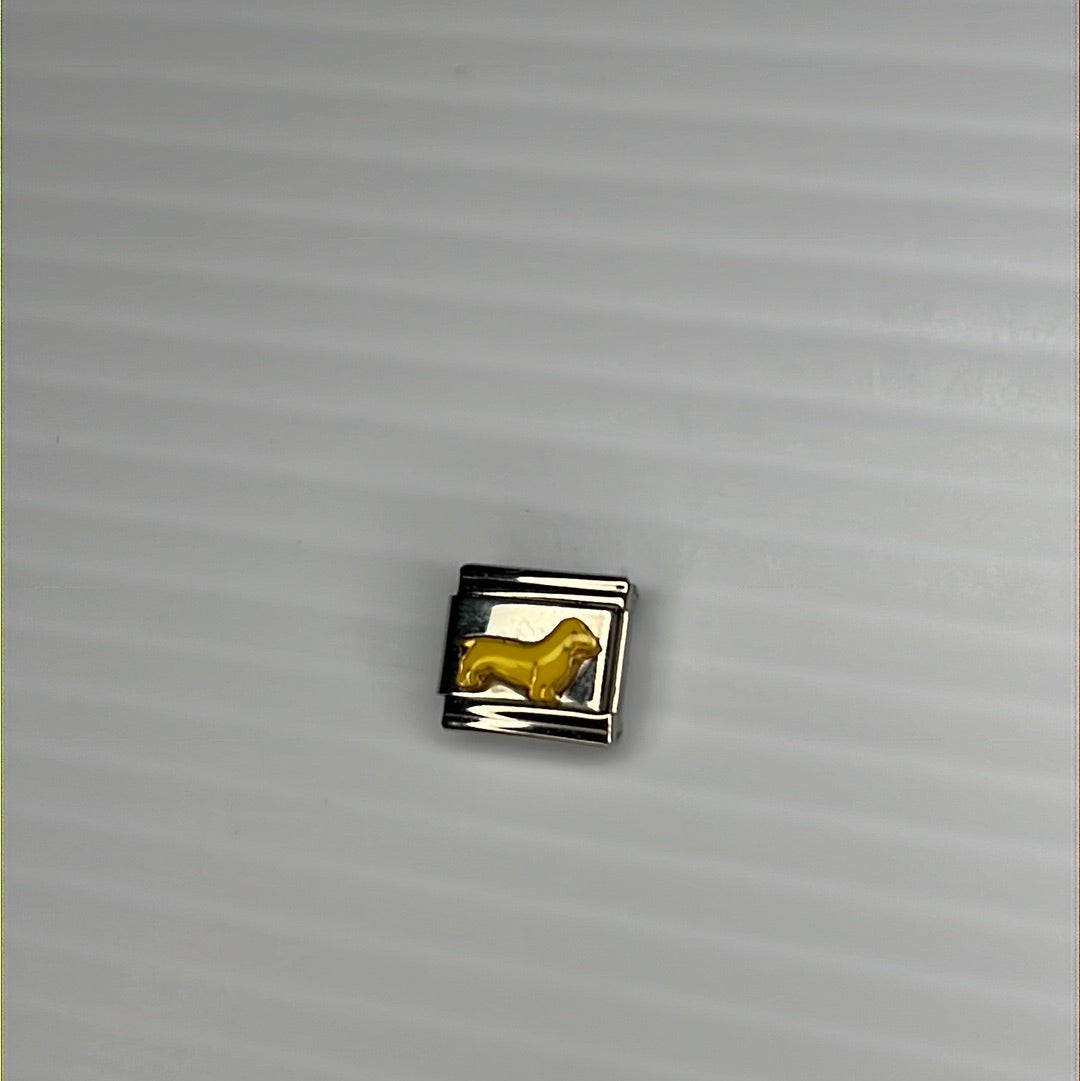 Winnie Dog Italian Link Charm