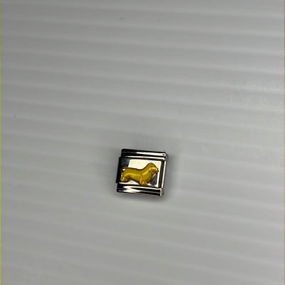Winnie Dog Italian Link Charm