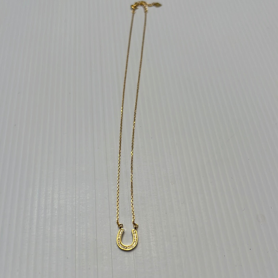 Hose Shoe Gold Necklace