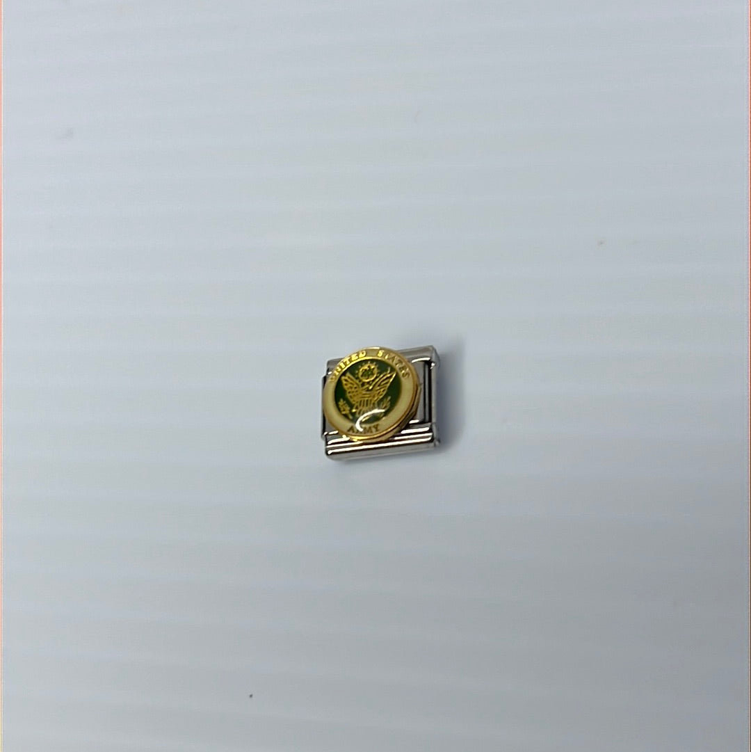 Army Italian Link Charm