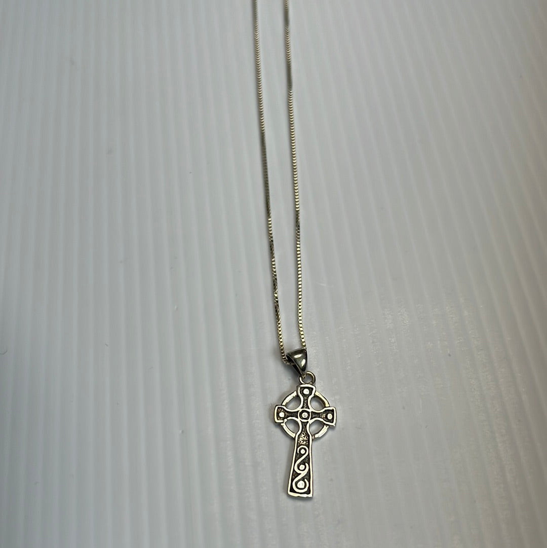 Celtic Cross Pendant Necklace
