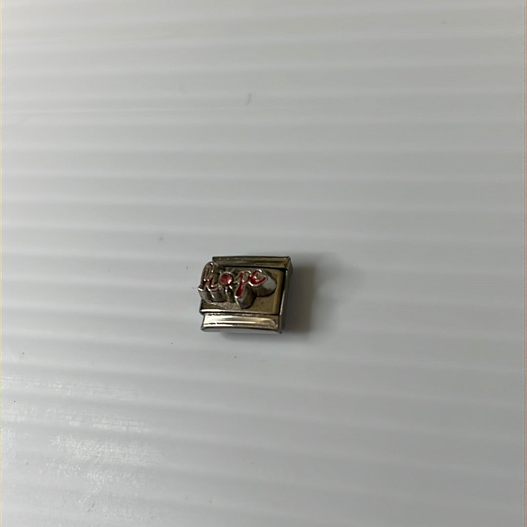 Hope Italian Link Charm