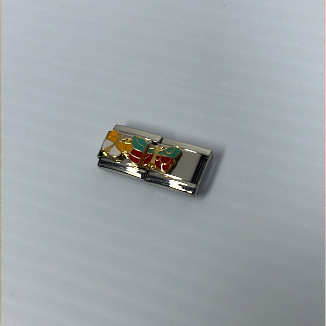 Butterfly Italian Link Charm