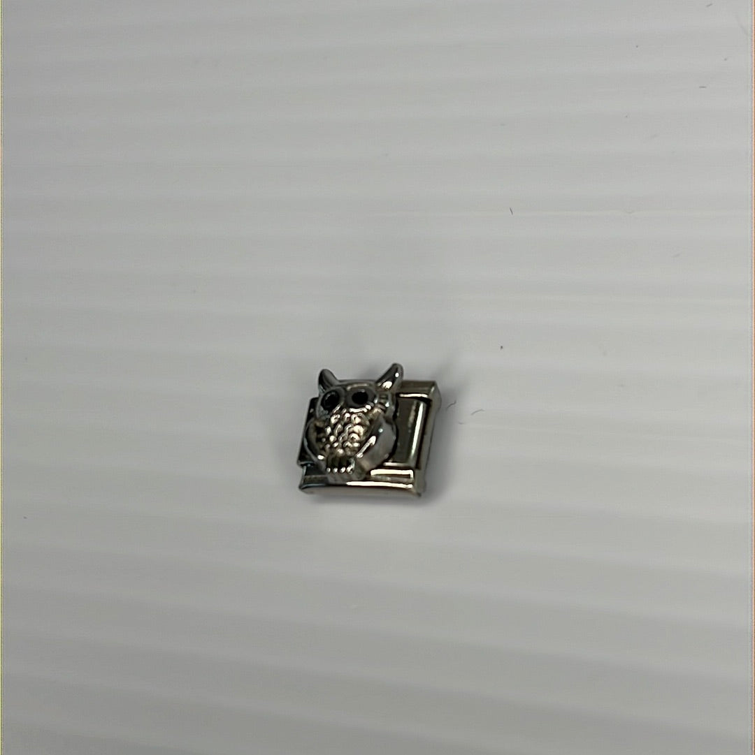 Owl Italian Link Charm