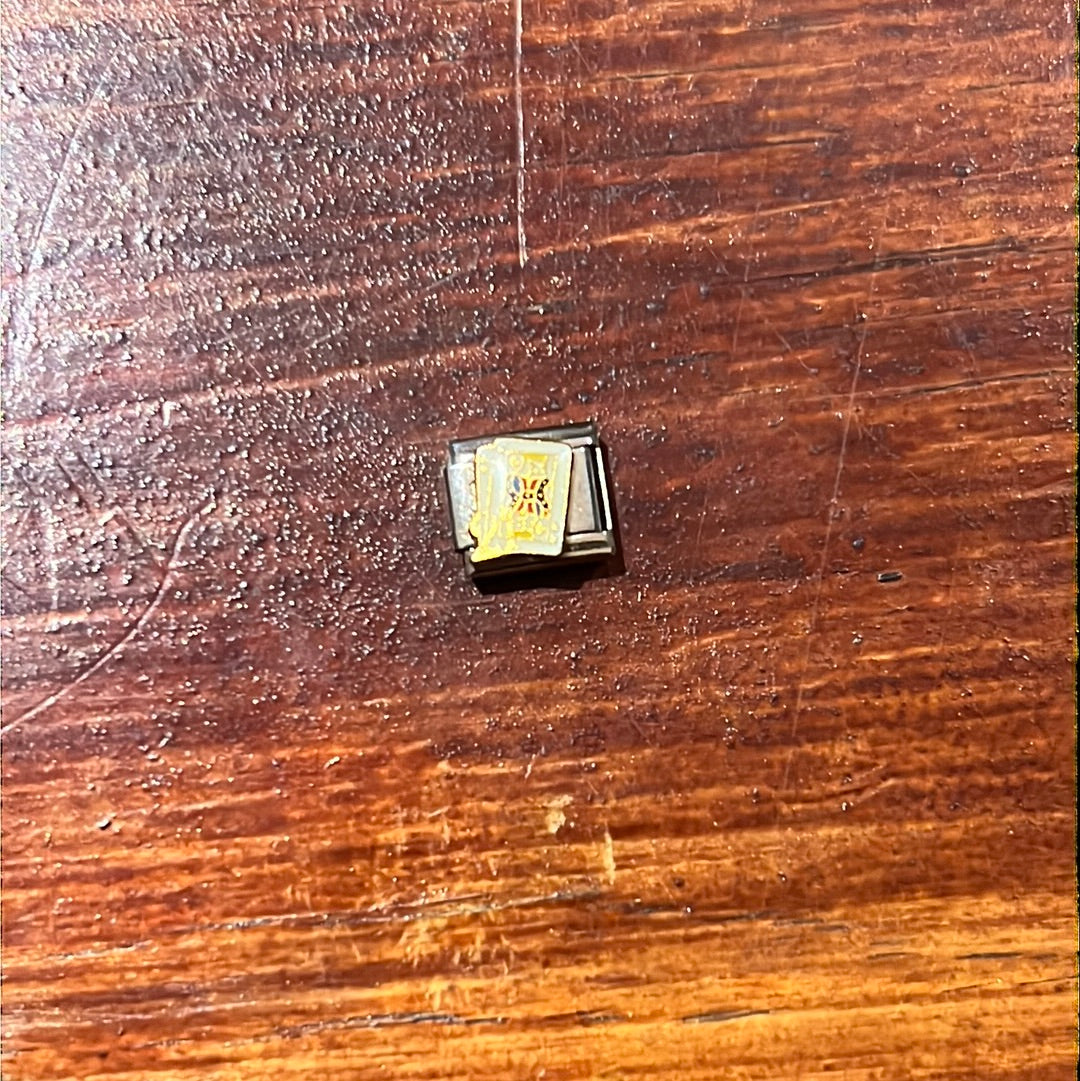 Poker Cards Italian Link Charm