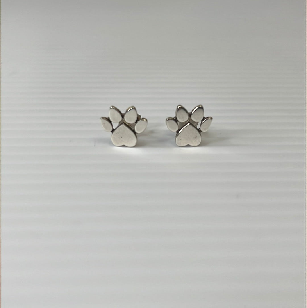 Paw Stud Earrings