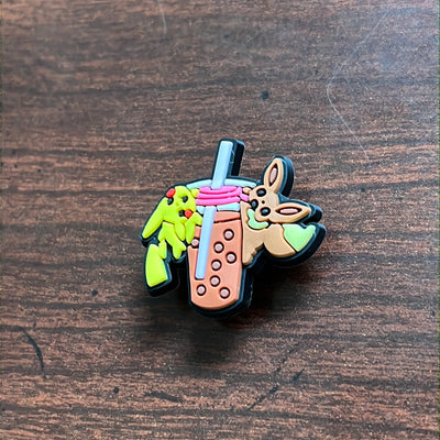 Pikachu Boba Tea Charm
