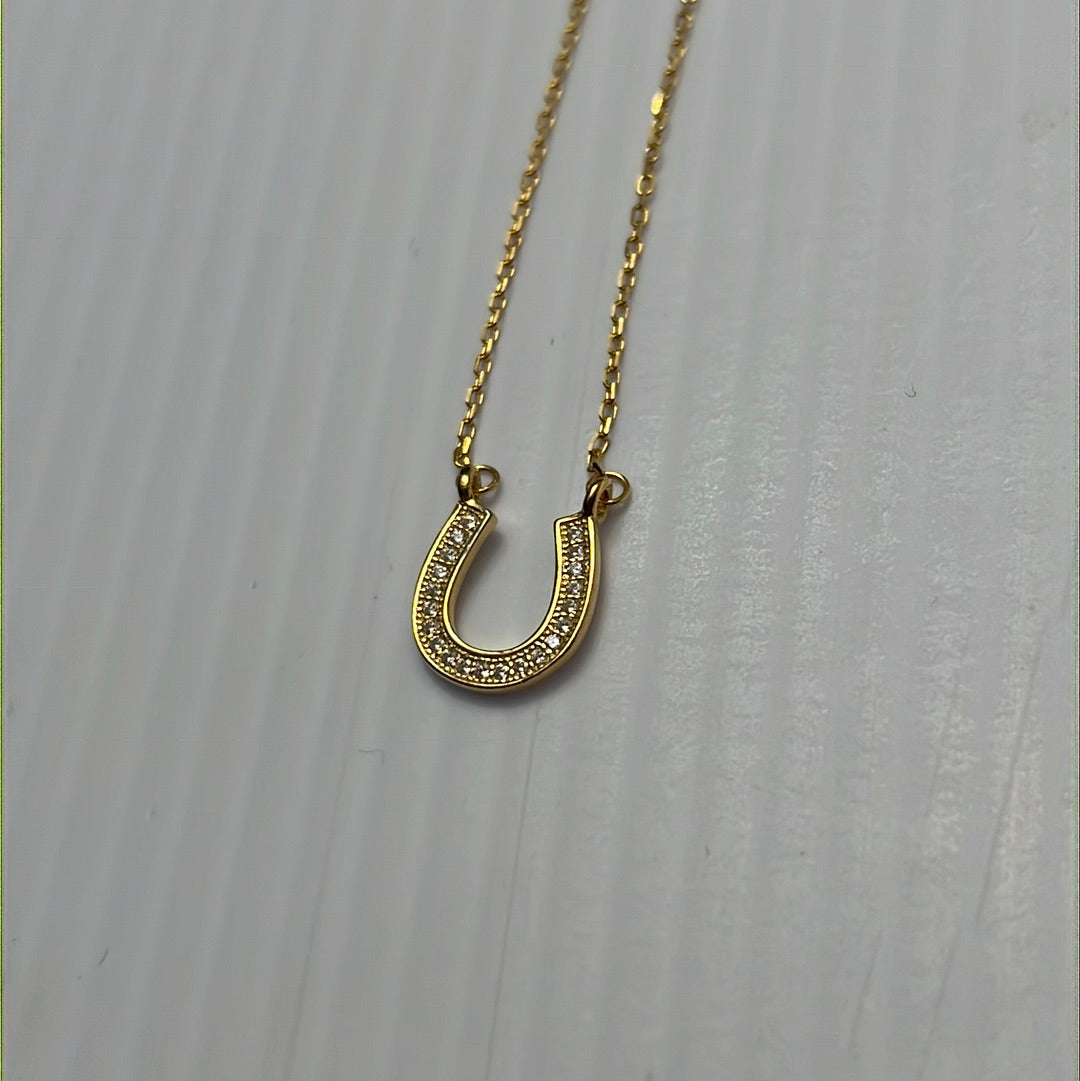 Hose Shoe Gold Necklace