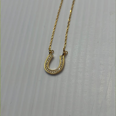 Hose Shoe Gold Necklace