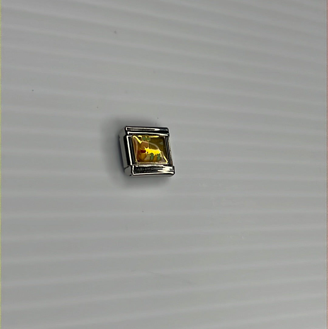 Worm Italian Link Charm