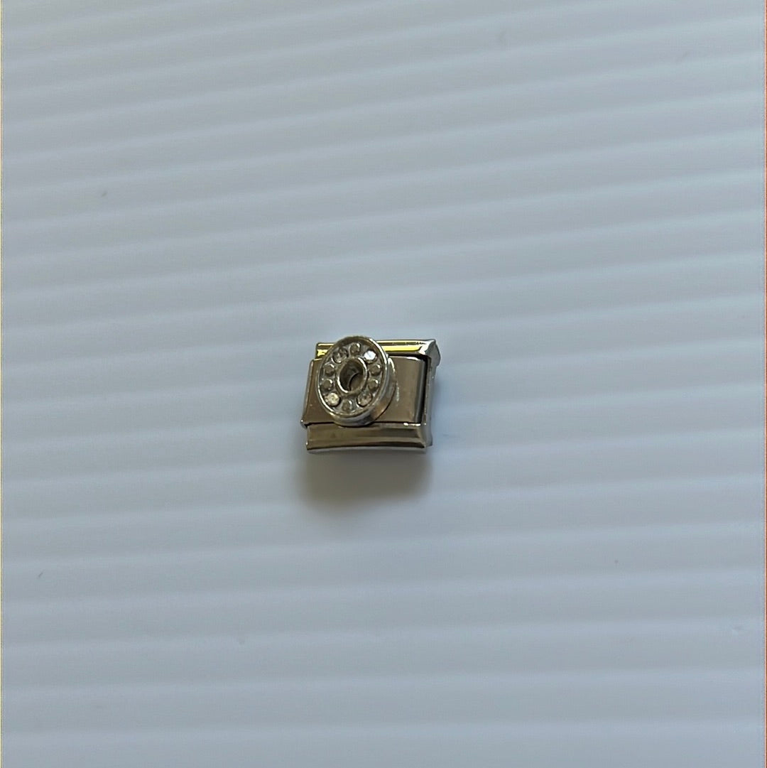 Letter O Italian Link Charm