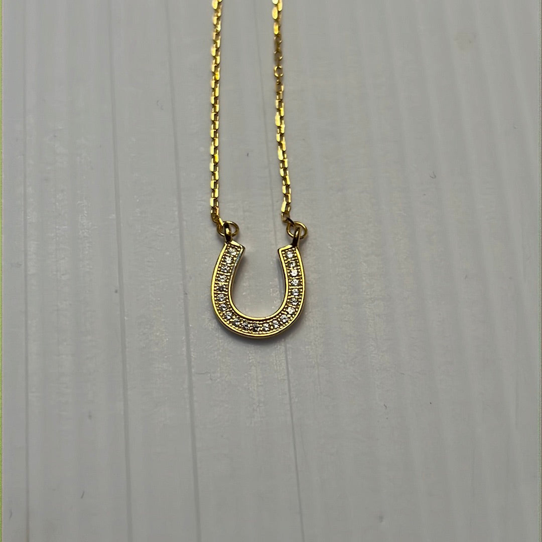 Hose Shoe Gold Necklace