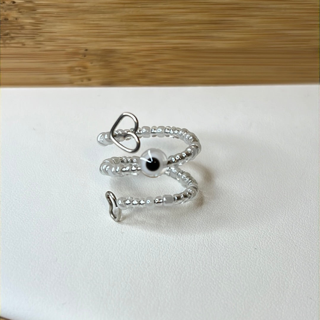 Adjustable Evil Eye Beads Rings