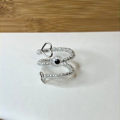 Adjustable Evil Eye Beads Rings