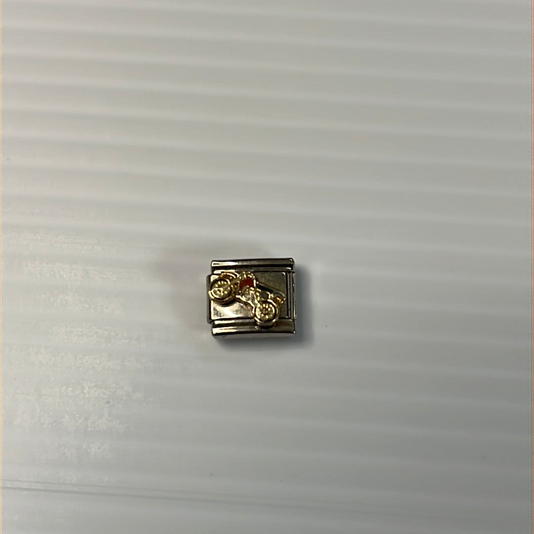 Motorcycle Italian Link Charm