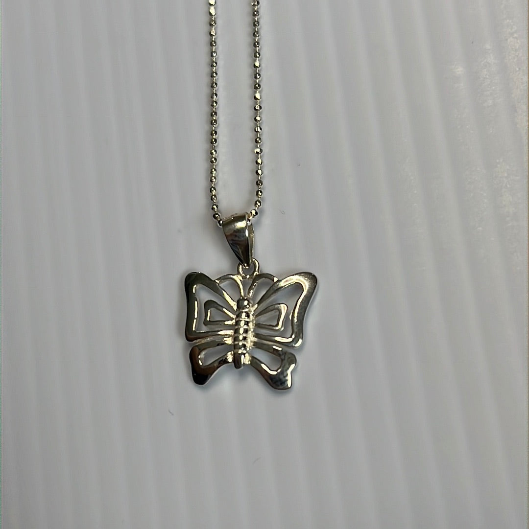 Butterfly Pendant Necklace