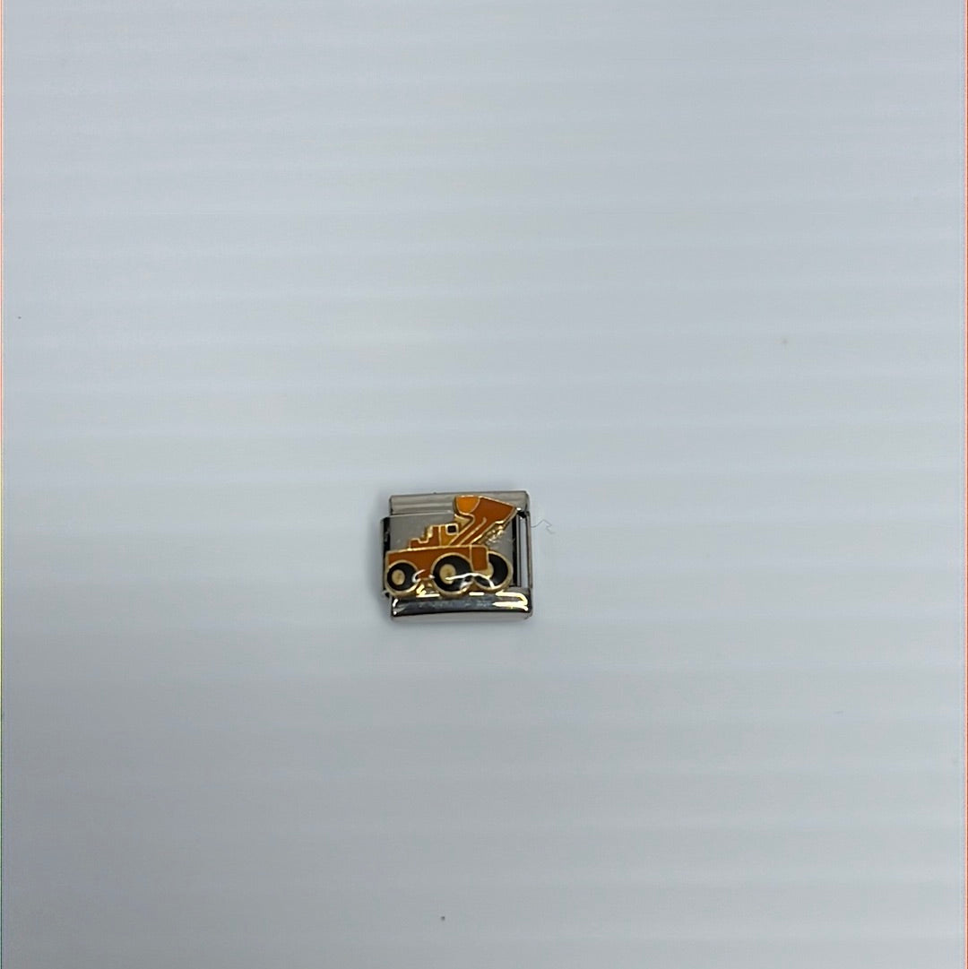 Tractor Italian Link Charm