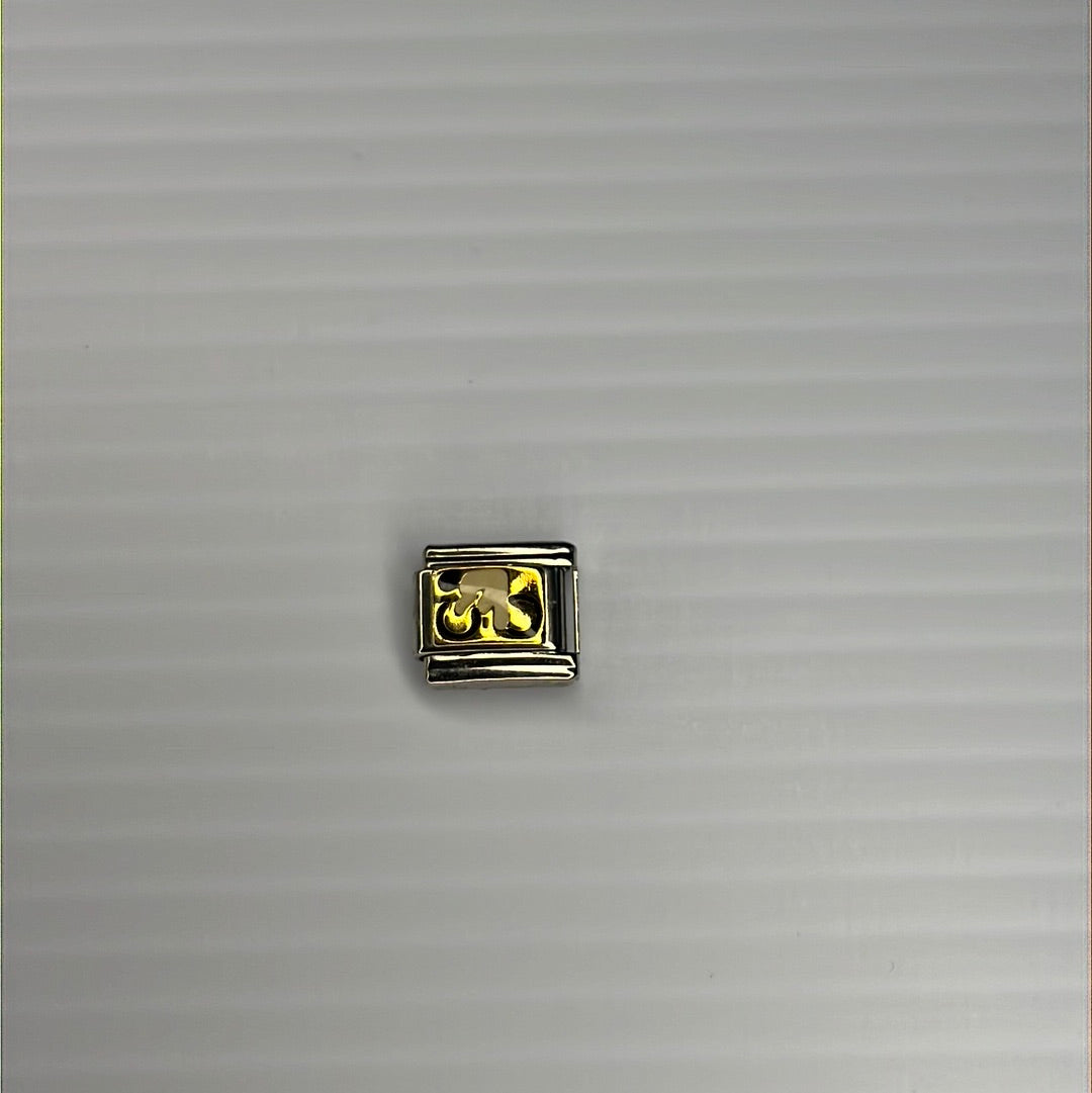 Cyclist Italian Link Charm