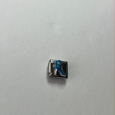 Blue Boot Italian Link Charm