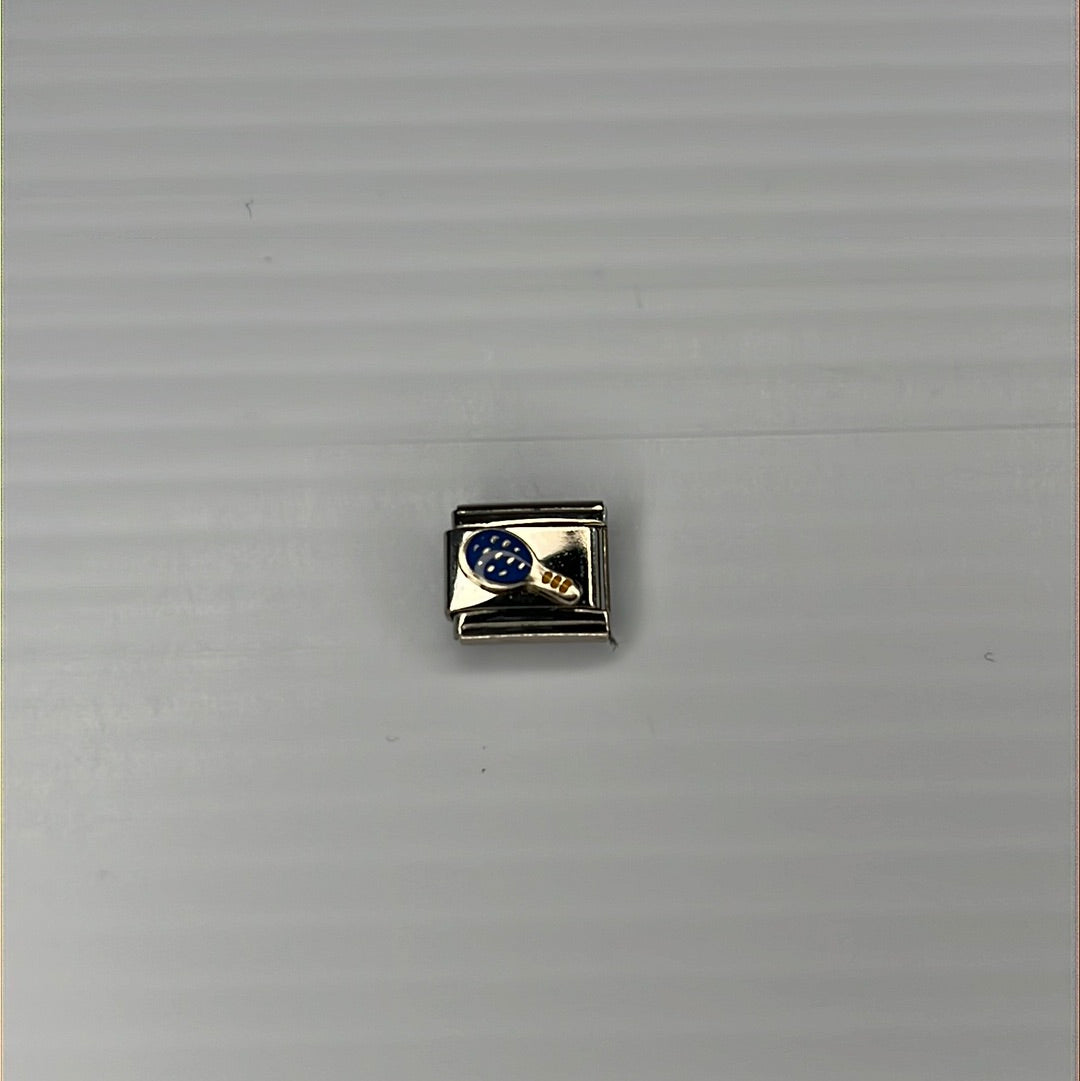 Tennis Racket Italian Link Charm